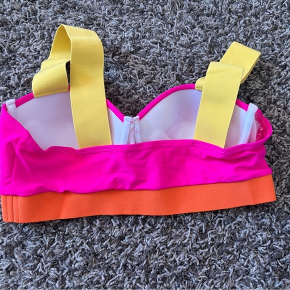 Colorful Bikini Set with Yellow Straps - Picture 8 of 8